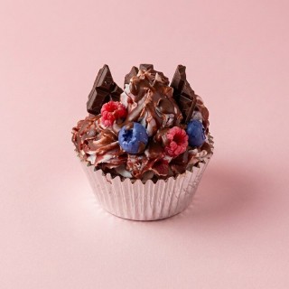 Cupcake de Cera de Soja Aroma Chocolate