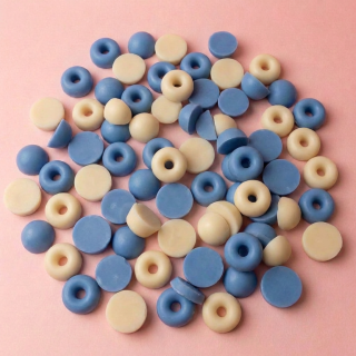 Wax Melts Nude Azul de cera de soja